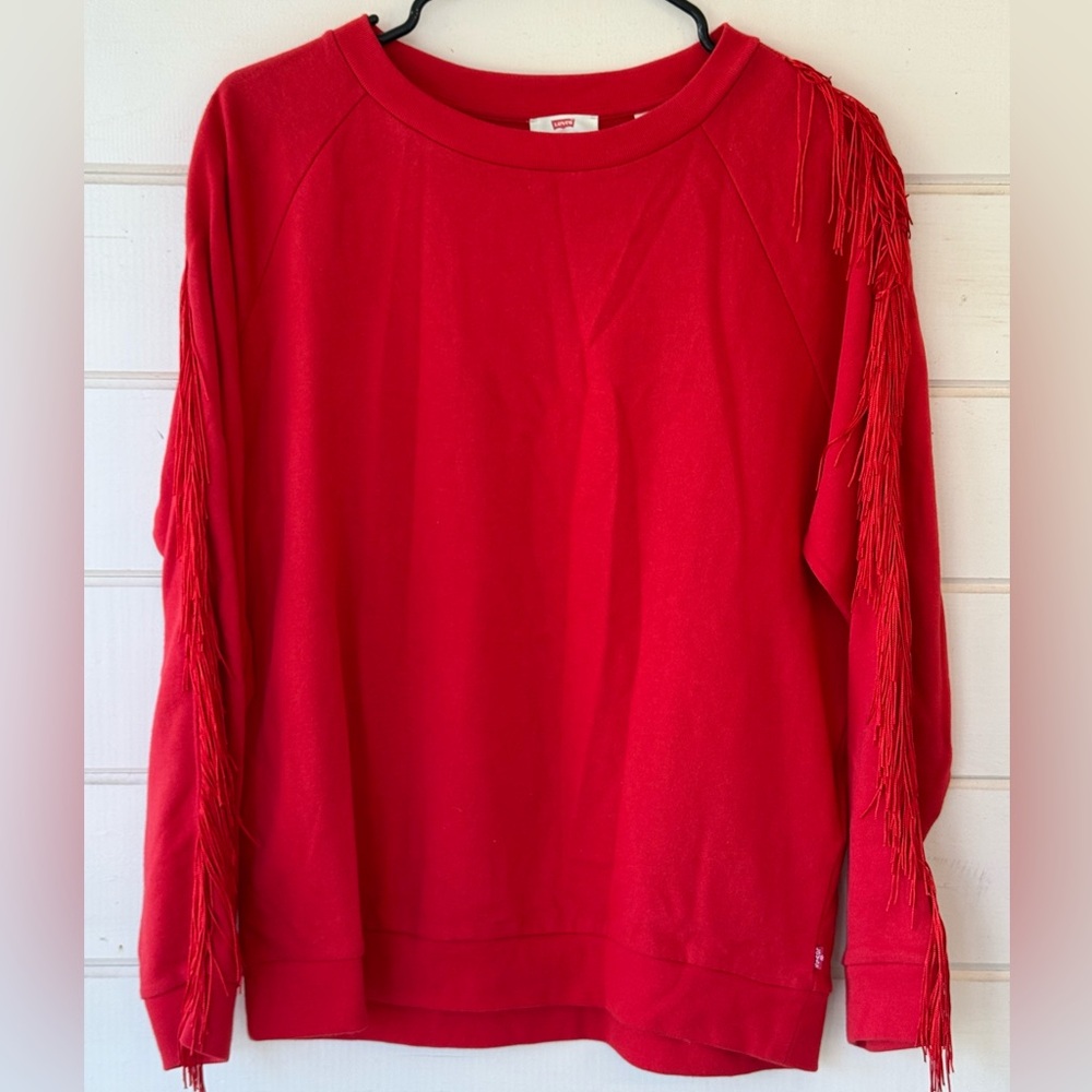 Levi’s Fringe Sleeves Sweatshirt